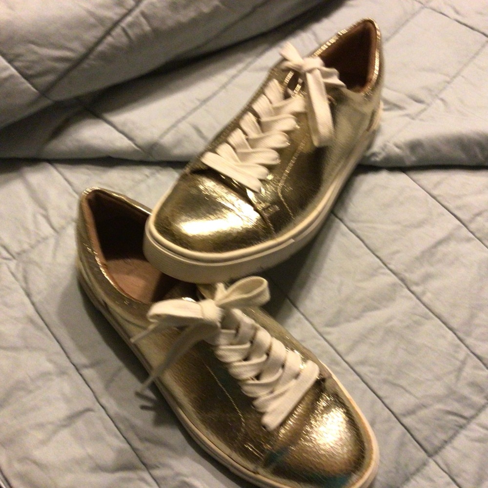 Frye Metallic Gold Women's Sneakers